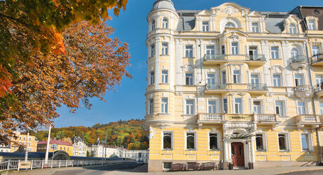 Hotel Belvedere v Mariánských lázních.