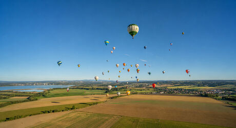 Let balónem během Slovak Balloon Cup 2026